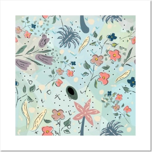 Floral Pattern Posters and Art